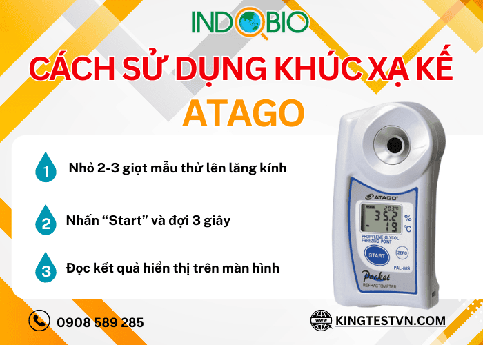 Cách sử dụng khúc xạ kế PAL-88S